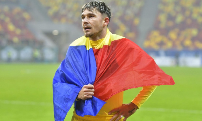 Andrei Ratiu during UEFA Nations League game Romania vs Cyprus , 18.11.2024 , Bucharest , Romania