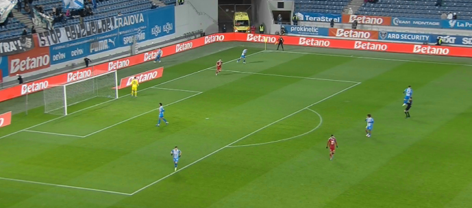 Universitatea Craiova - Sepsi 1-0, ACUM, Digi Sport 1. Oltenii deschid scorul!