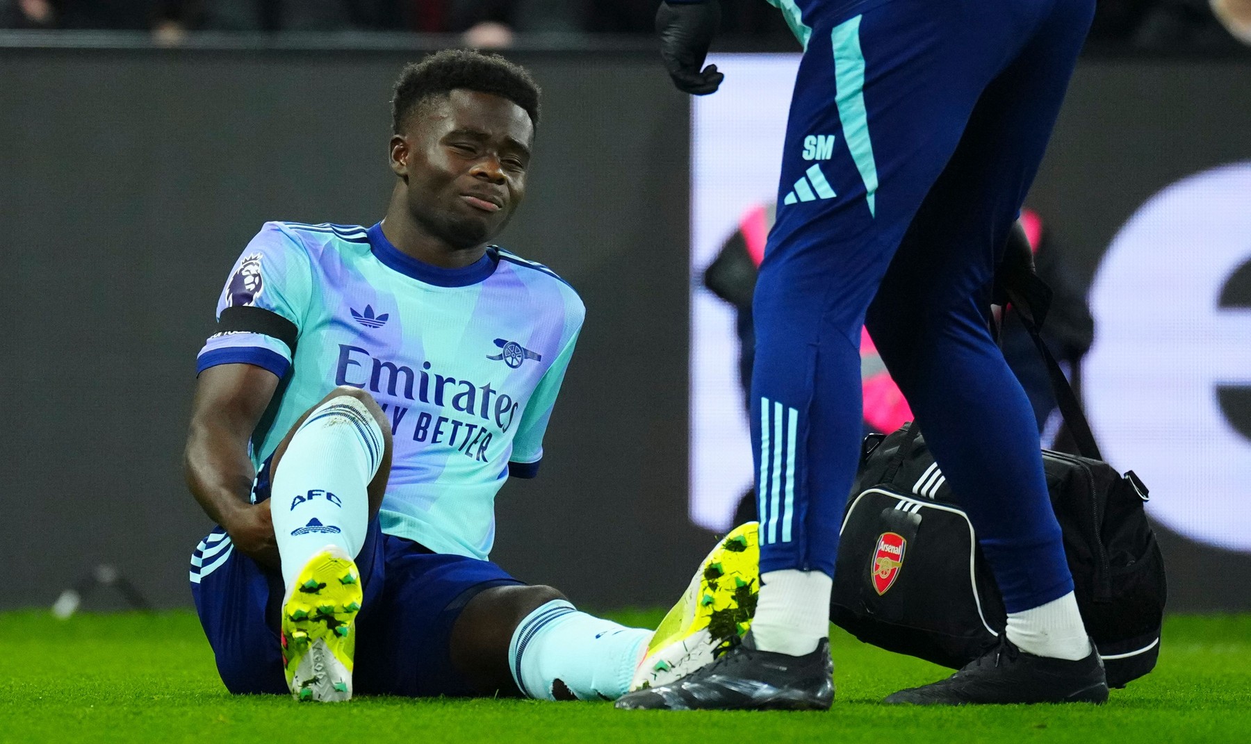 Bukayo Saka, OUT de la Arsenal. Arteta s-a speriat când a văzut accidentarea