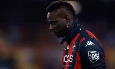 Genoa, Italy. 7th Nov, 2024. Mario Balotelli of Genoa CFC reacts during the warm up prior to the Serie A match at Luigi Ferraris, Genoa. Picture credit should read: Jonathan Moscrop/Sportimage Credit: Sportimage Ltd/Alamy Live News