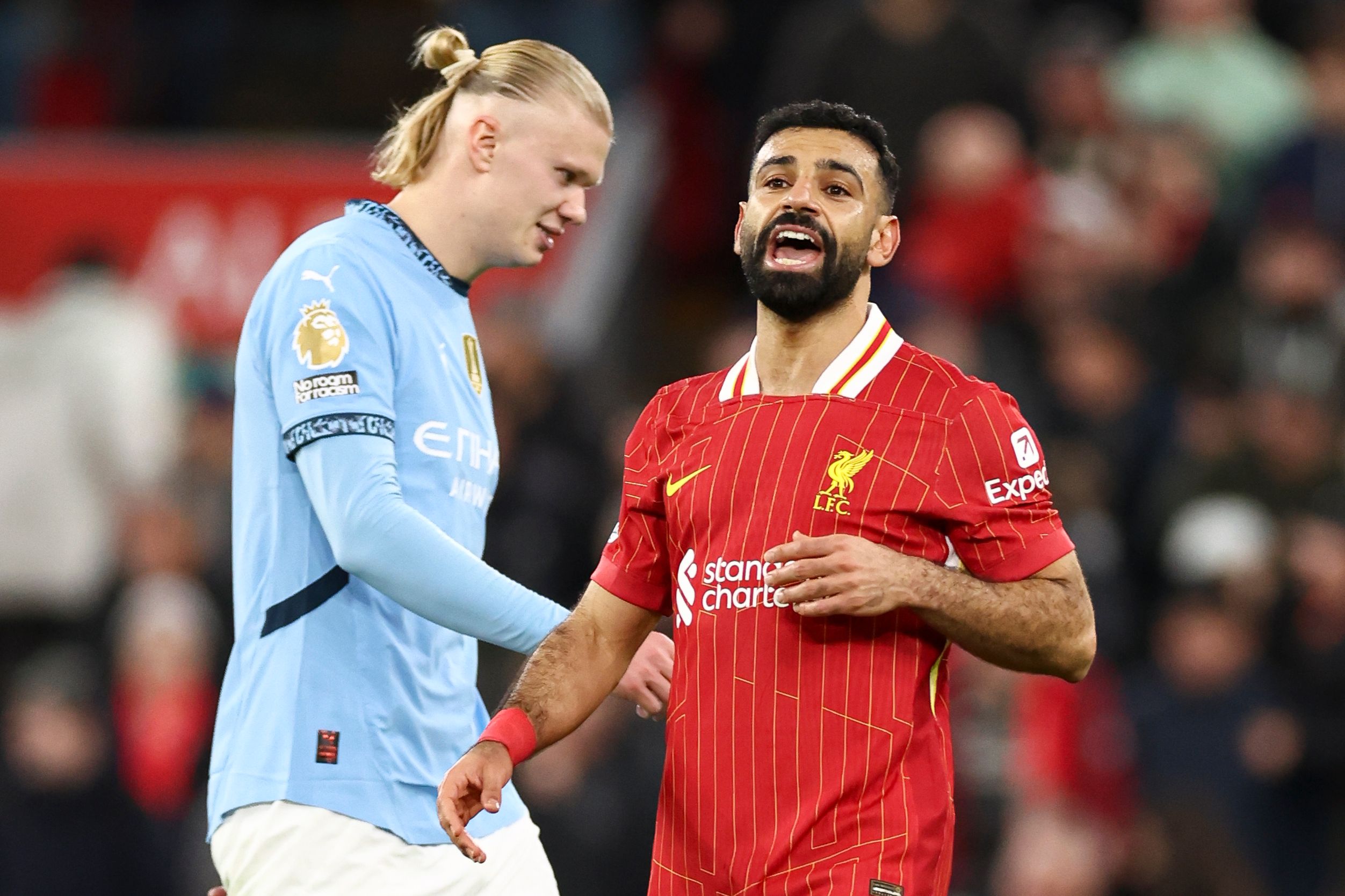 ”Te gândești la Balonul de Aur?” Replica dată de Mohamed Salah + Cum l-a ironizat pe Erling Haaland