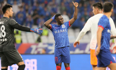 (SP)CHINA SHANGHAI FOOTBALL CSL SHANDONG TAISHAN VS SHANGHAI SHENHUA (CN)