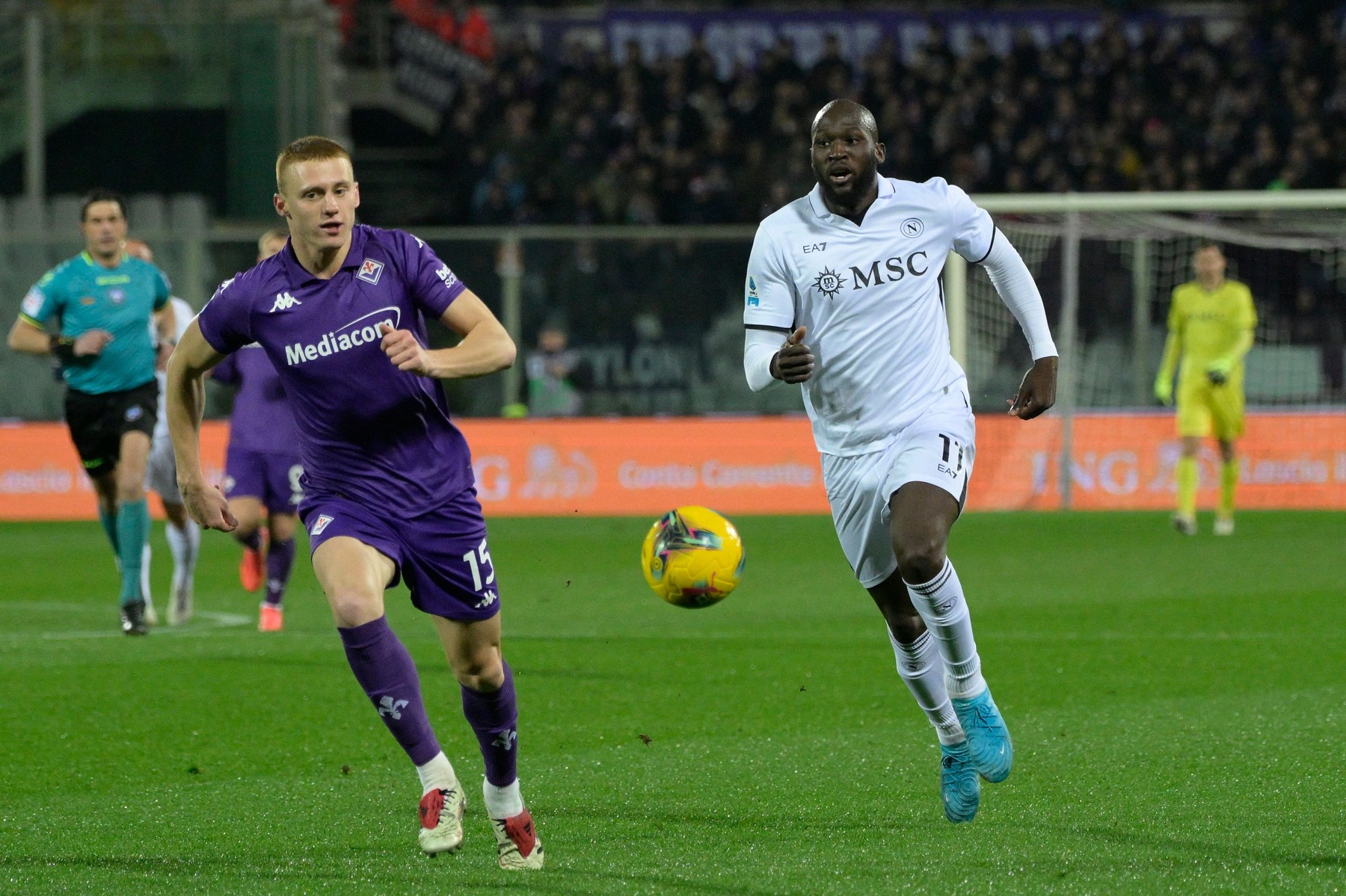 Fiorentina - Napoli 0-3. Victorie pentru formația lui Antonio Conte și urcare pe primul loc din Serie A