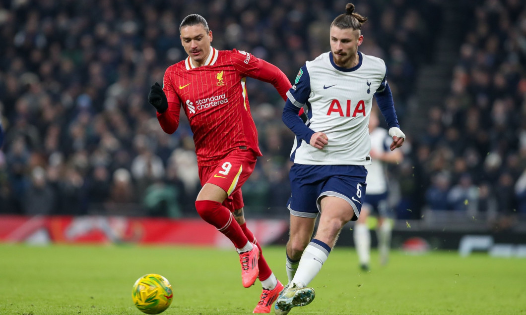 Tottenham Hotspur v Liverpool, Football, EFL Cup, Tottenham Hotspur Stadium, London, UK - 08/01/2025