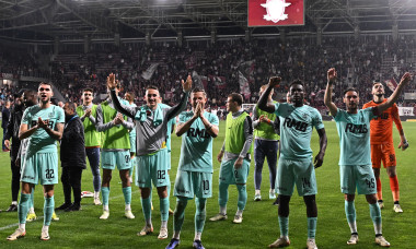 FOTBAL:RAPID BUCURESTI-CFR CLUJ, PLAY OFF SUPERLIGA SUPERBET (6.04.2024)