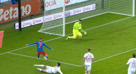 FCSB - Hermannstadt 0-1, ACUM, DGS 1. GOOL! Chițu a deschis scorul pe Arena Națională