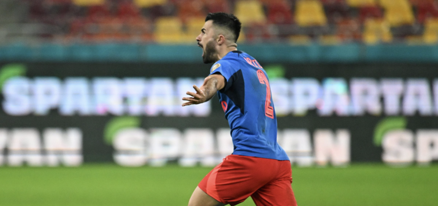 Ce a spus Vali Crețu, după ce a marcat un euro-gol pentru FCSB cu Hermannstadt