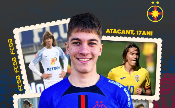 FCSB l-a prezentat pe Alexandru Stoian! Val de ironii în comentarii: L-ați tuns, gata?