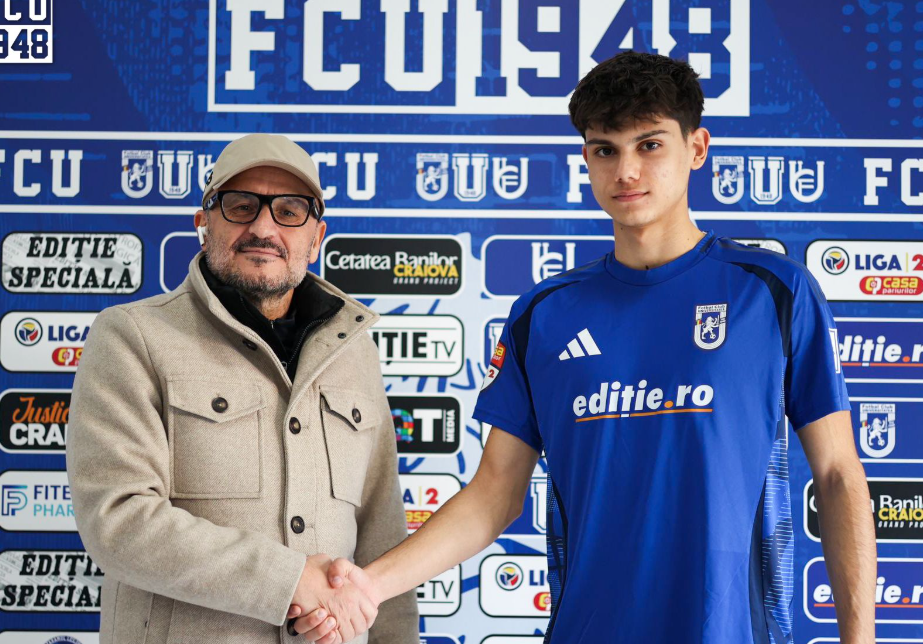 Fiul lui Mircea Bornescu a semnat cu FCU 1948 Craiova