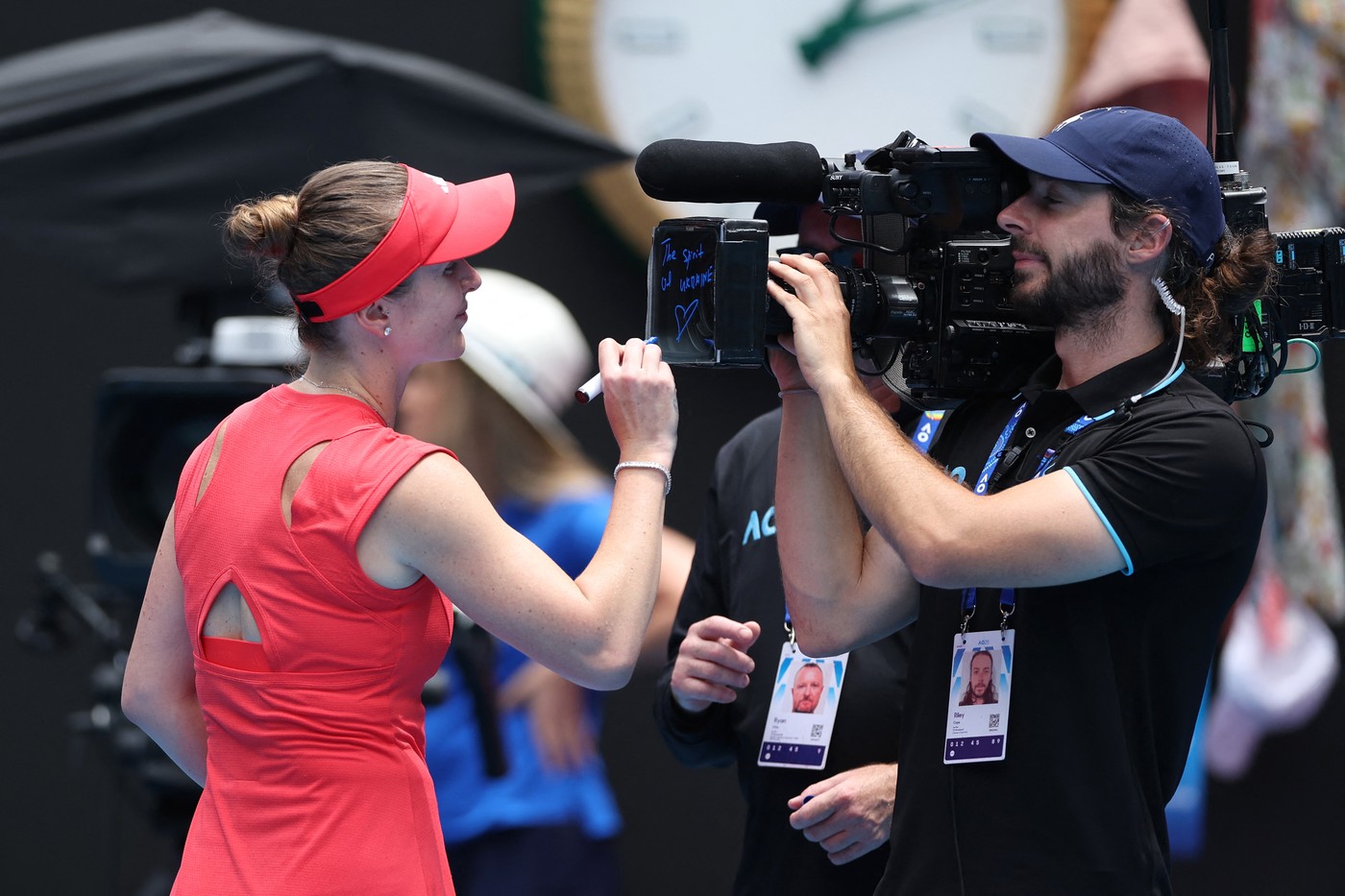 A făcut ravagii! Ce a scris Elina Svitolina pe cameră, după ce a învins o rusoaică la Australian Open