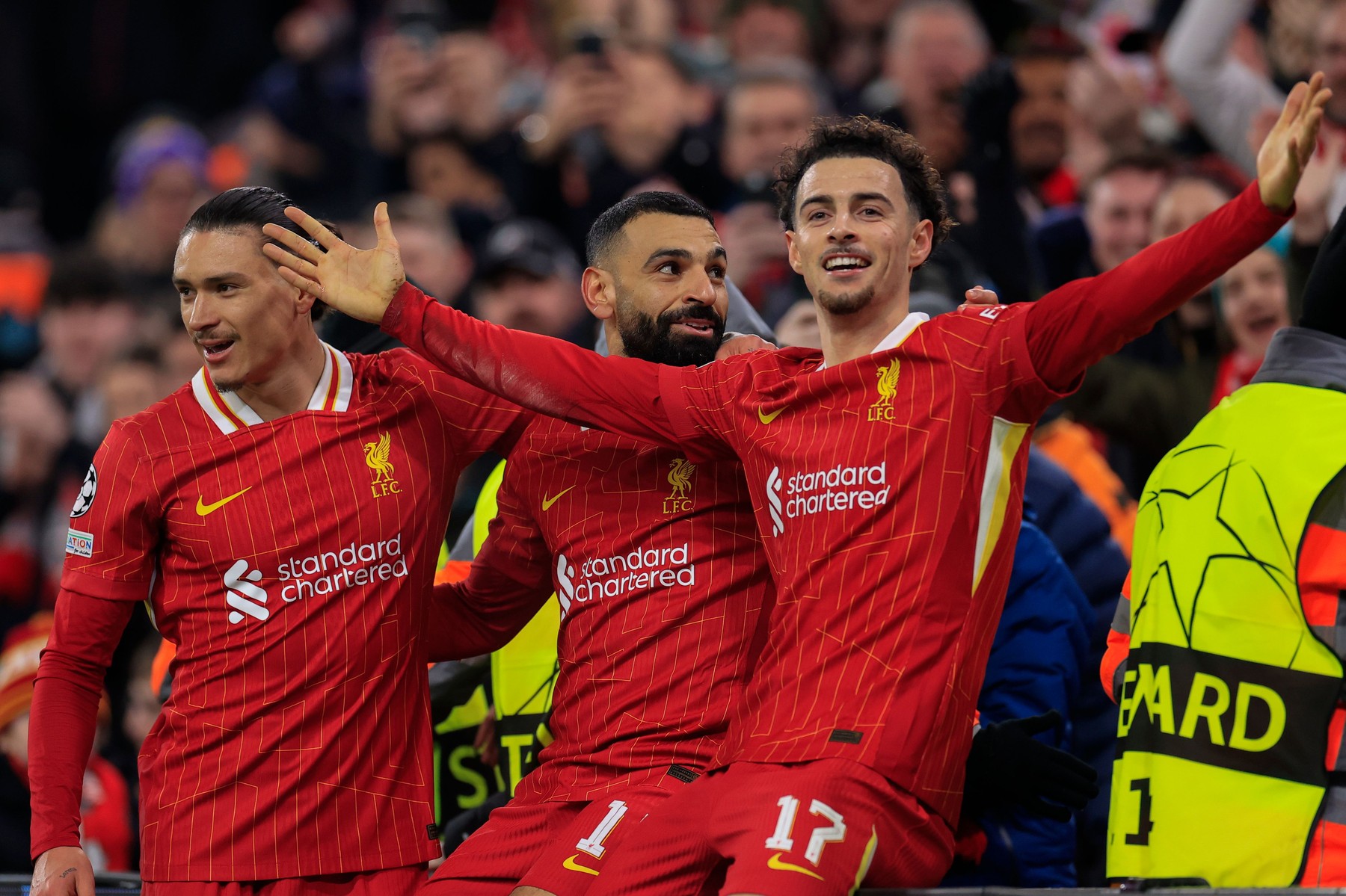 Liverpool - Lille 2-1. Formația lui Arne Slot rămâne lider autoritar în faza ligii din Champions League