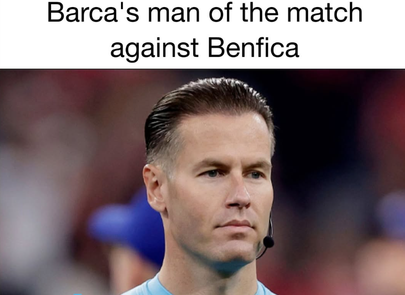N-au ratat ocazia: meme-urile apărute după ”nebunia” din Benfica - Barcelona 4-5, partidă terminată cu scandal