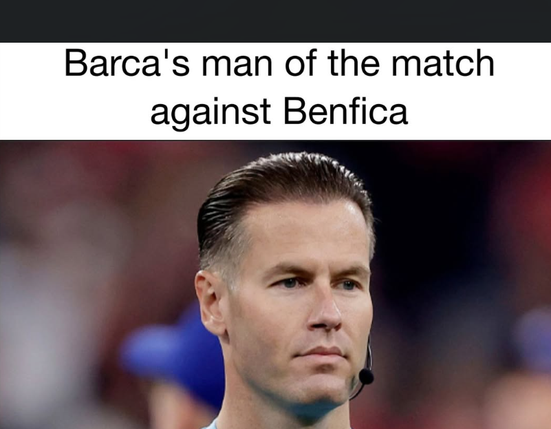 N-au ratat ocazia: meme-urile apărute după ”nebunia” din Benfica - Barcelona 4-5, partidă terminată cu scandal