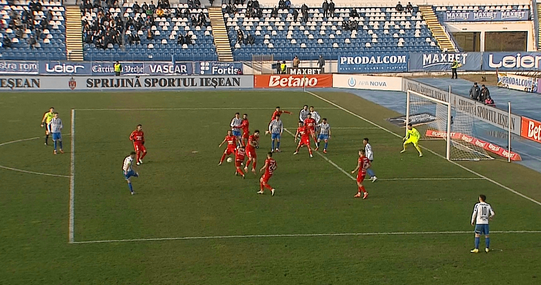 Poli Iași - Hermannstadt 0-0, ACUM, Digi Sport 1. Al doilea gol ANULAT de VAR!