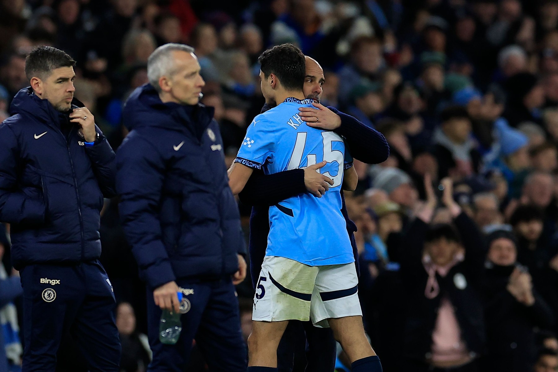 Debut de uitat pentru Khusanov la Manchester City! Nota primită după ce Guardiola l-a scos în minutul 54