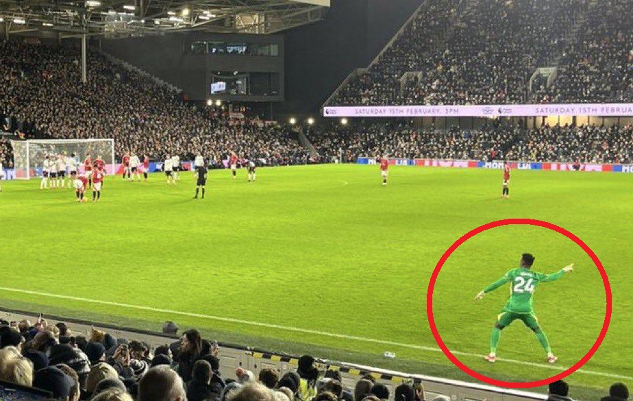 Imaginea serii în Anglia! Ce făcea Onana la marginea terenului, în Fulham - Manchester United