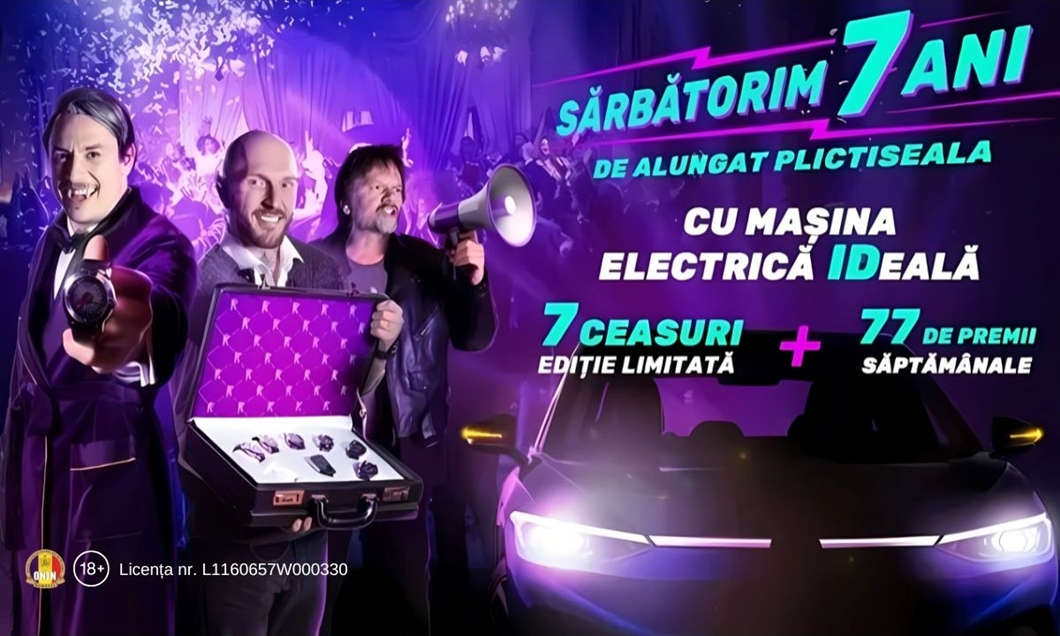 (P) 7 ani VLADtastici, sărbătoriți cu premii epice la Vlad Cazino: mașină electrică, ceasuri elvețiene și alte premii