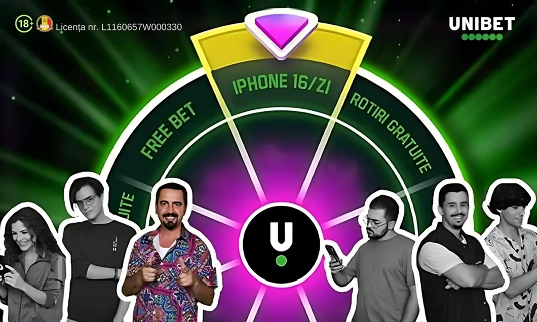 (P) 1 x iPhone 16 pe zi și alte premii atractive în noua campanie Unibet Spin n Win