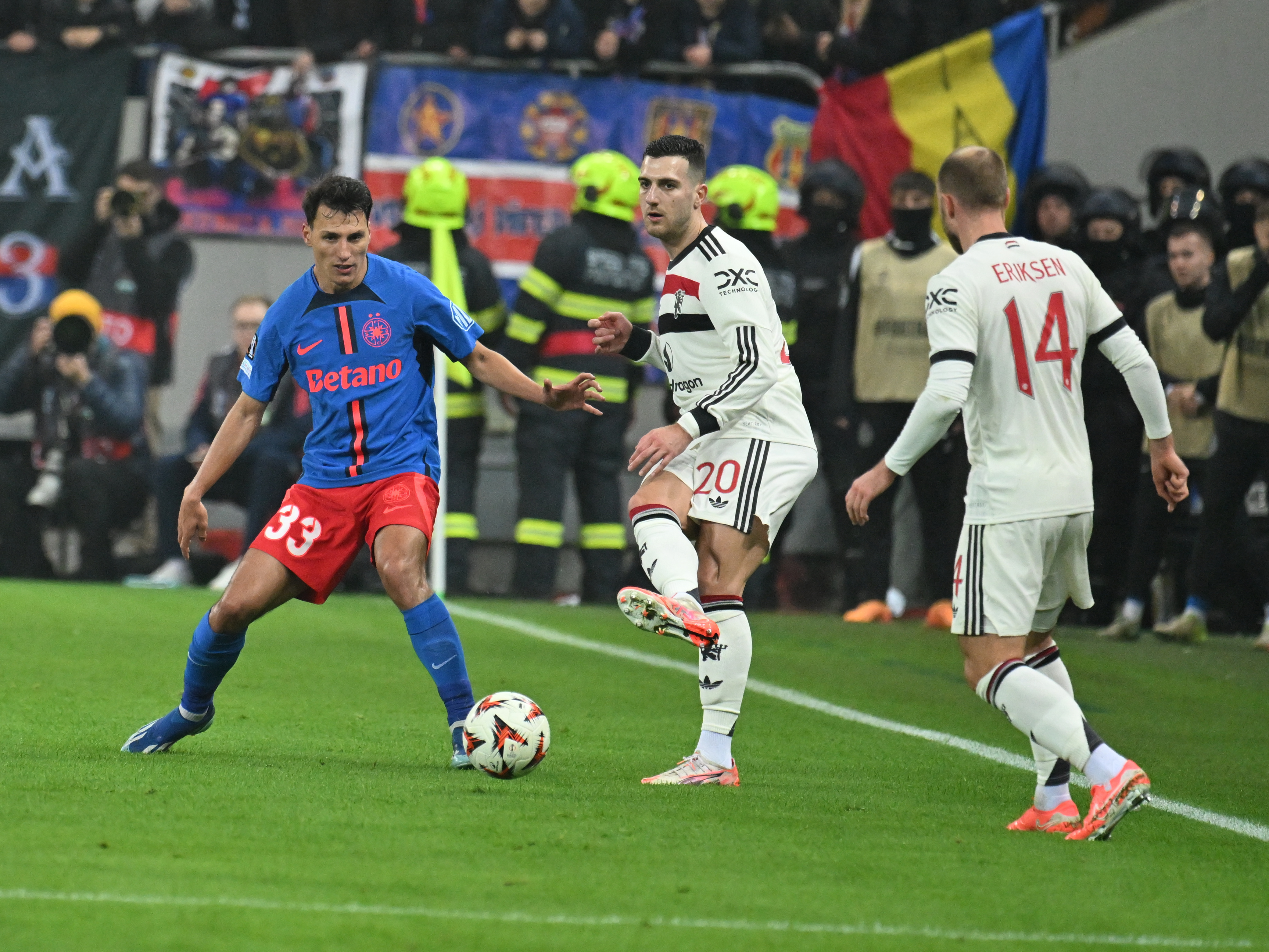 Singura bucurie a lui Risto Radunovic, după FCSB - Manchester United 0-2