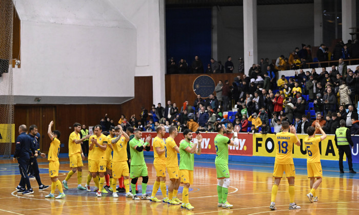 FUTSAL:ROMANIA-UCRAINA, PRELIMINARIILE EURO 2026 (17.12.2024)