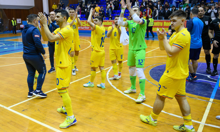 FUTSAL: ROMANIA - CIPRU, CALIFICARE TURNEU FINAL CAMPIONAT EUROPEAN 2026 (31.01.2025)