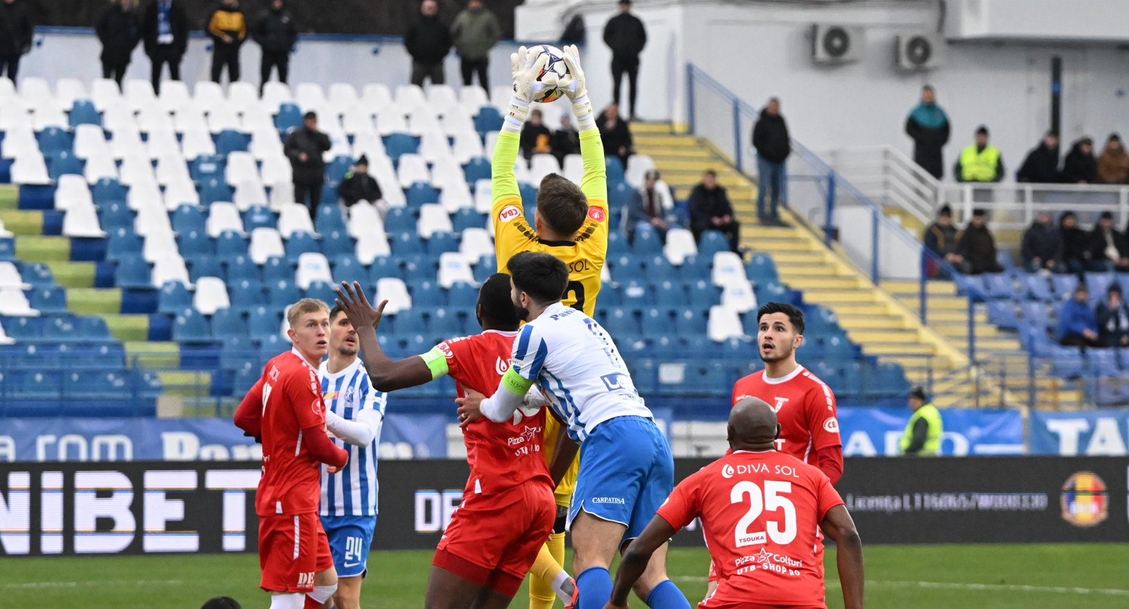 Poli Iași - UTA Arad 0-1. Oaspeții au obținut victoria grație golului marcat de Daniel Zsori