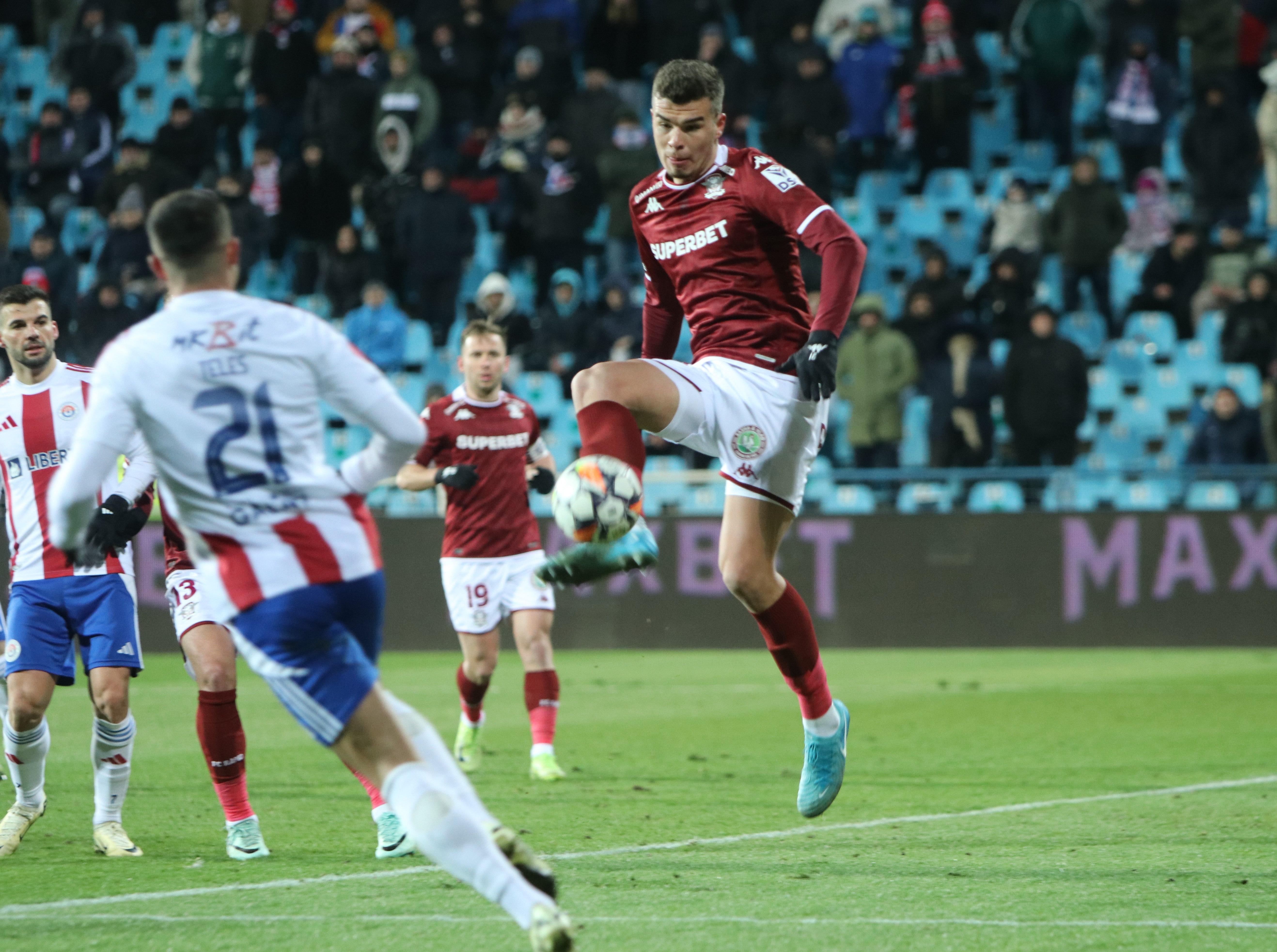 Oțelul Galați - Rapid 0-0, ACUM, Digi Sport 1. Elvir Koljic, ratări uriașe la debutul pentru giuleșteni!