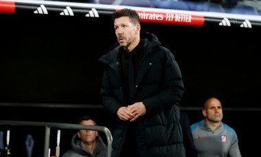 Diego Simeone la meciul dintre Real Madrid și Atletico Madrid / Foto: Profimedia