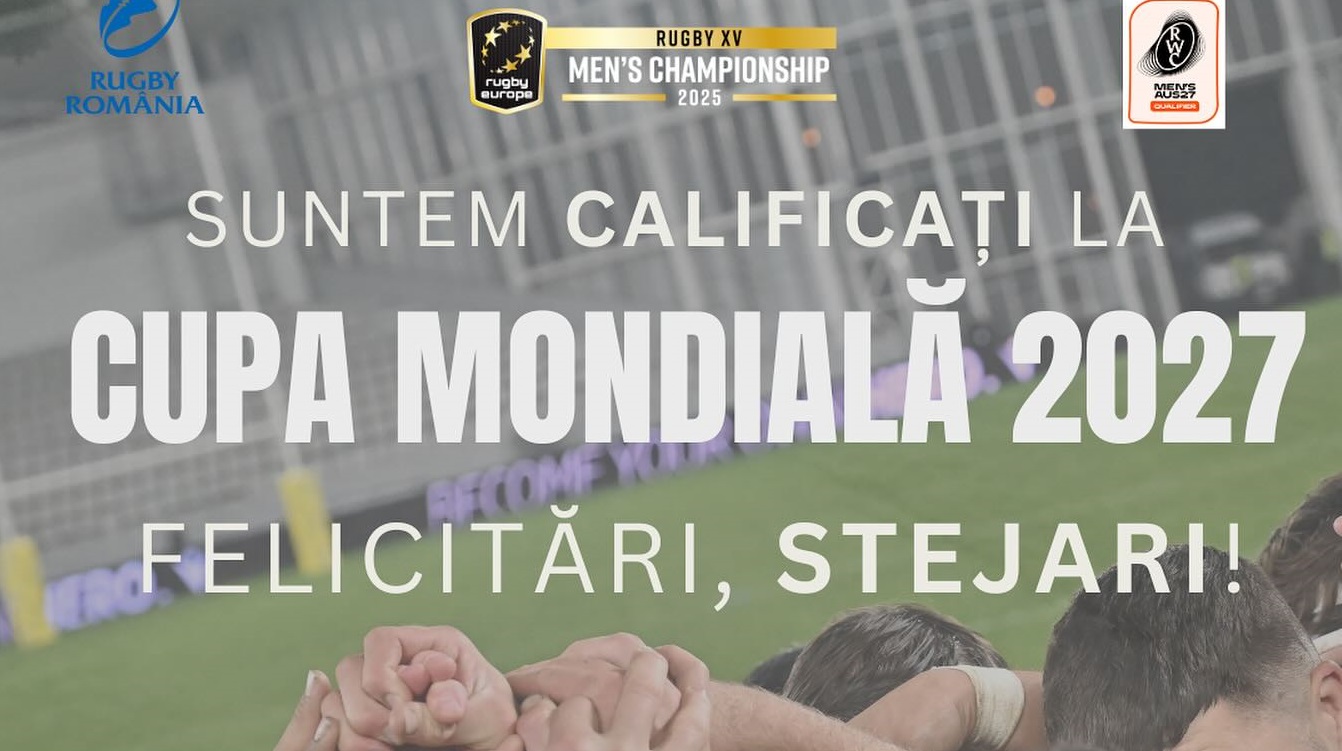 Naționala de Rugby a României s-a calificat pentru a zecea oară la Cupa Mondială!