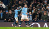 Manchester City's Erling Haaland celebrates scoring their side's first goal of the game during the UEFA Champions League Knockout Phase Play Offs, first leg match at the Etihad Stadium, Manchester. Picture date: Tuesday February 11, 2025.