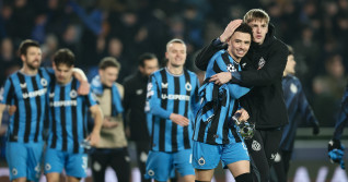 SOCCER CHAMPIONS LEAGUE KNOCKOUT CLUB BRUGGE BRUGGE VS ATALANTA