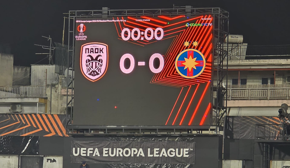 Primul 11 al FCSB-ului la meciul cu PAOK din play-off-ul Europa League