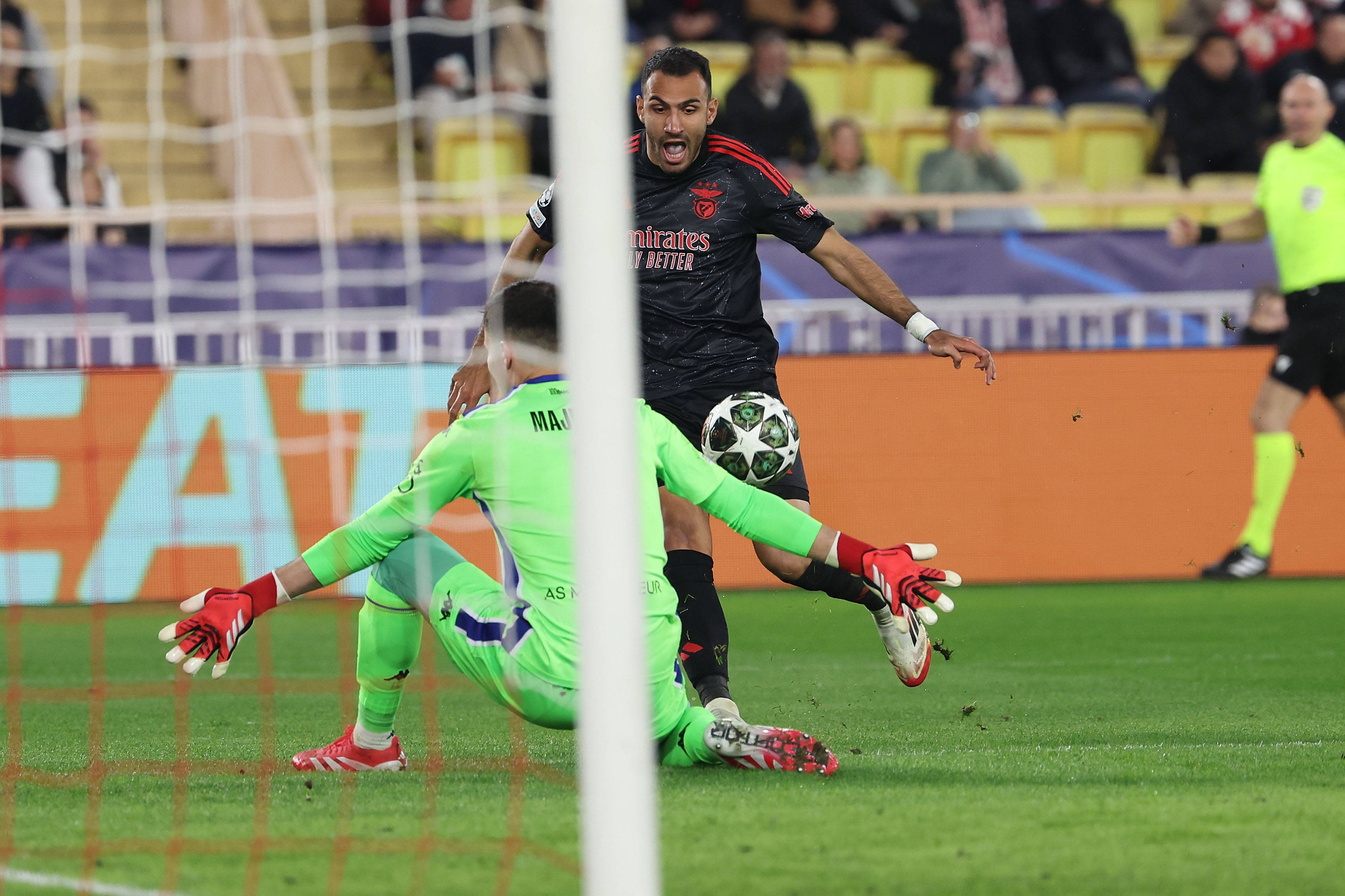 AS Monaco - Benfica 0-1. Lusitanii au câștigat la limită, grație reușitei lui Pavlidis