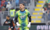 Venice, Italy. 09th Feb, 2025. Veneziaâ??s Ionut Radu during the Italian Serie A Enilive soccer championship football match between Venezia FC and AS Roma at Pierluigi Penzo Stadium on February 9st, 2025, Venezia, Italy during Venezia FC vs AS Roma, Itali