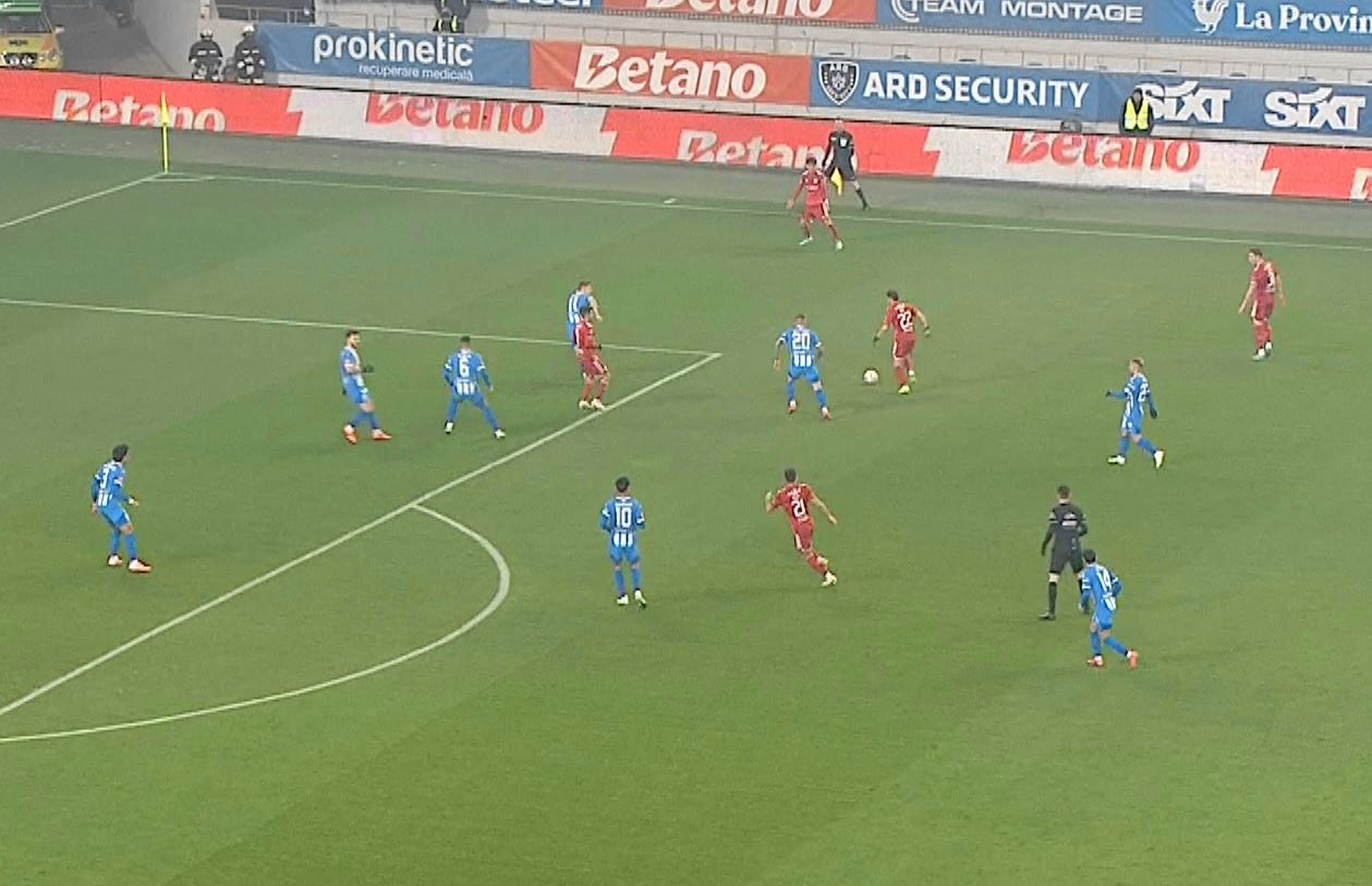 Universitatea Craiova - Oțelul Galați 0-0, ACUM, Digi Sport 1. Oaspeții au semnat prima ocazie a meciului