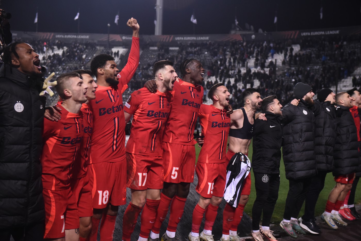 FCSB, unică în Europa! Campioana României a dat peste cap calculele și are 74% șanse să ajungă la o bornă impresionantă