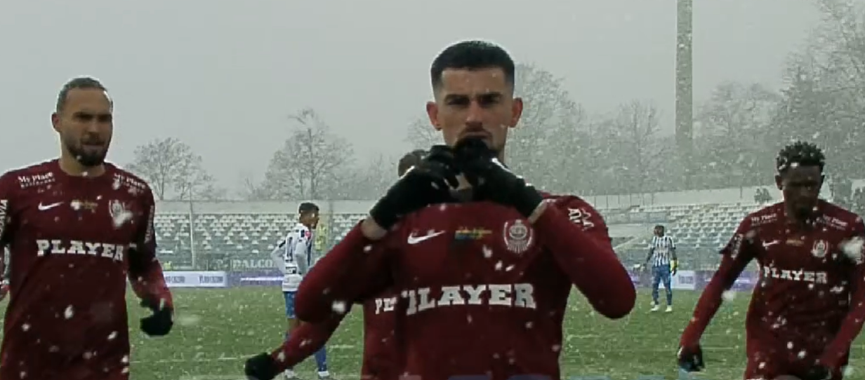 Poli Iași - CFR Cluj 0-1, ACUM, pe Digi Sport 1. Golul lui Nkololo a fost anulat! Gazdele au rămas în 10