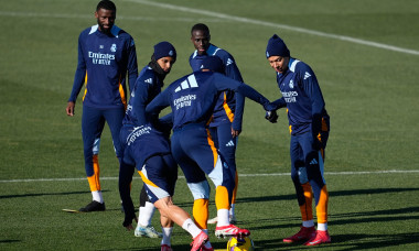 Real Madrid training day in Madrid