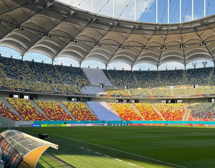 Impecabil! Cum arată gazonul de pe Arena Națională, cu 5 ore înainte de FCSB - PAOK