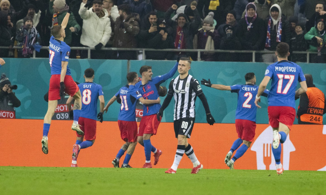 Cisotti scores his side first goal of the match