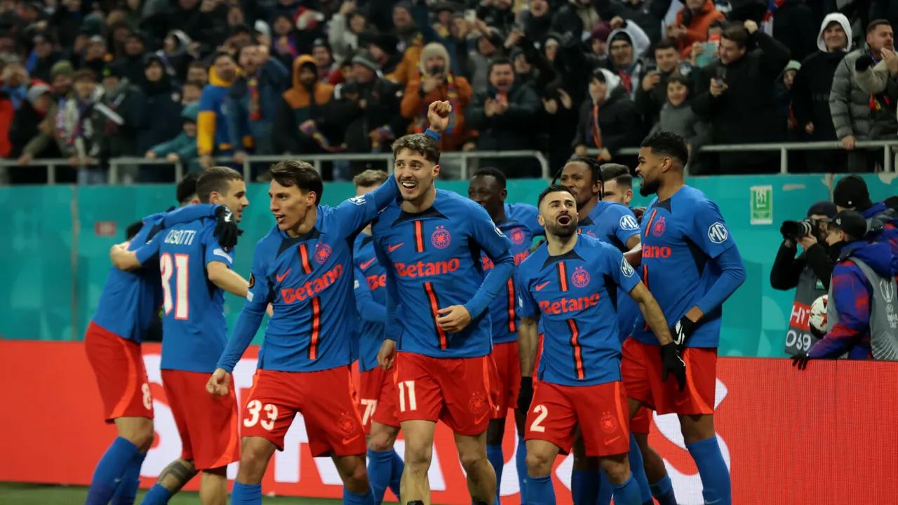 Câte puncte a câștigat România la coeficient, după ce FCSB s-a calificat în optimile Europa League