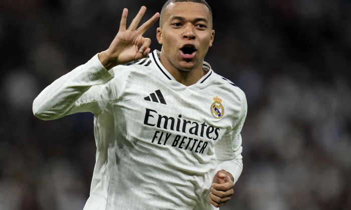 Cc Madrid 19/02/2025 - Champions League / Real Madrid-Manchester City / foto Cesar Cebolla/Image nella foto: esultanza g