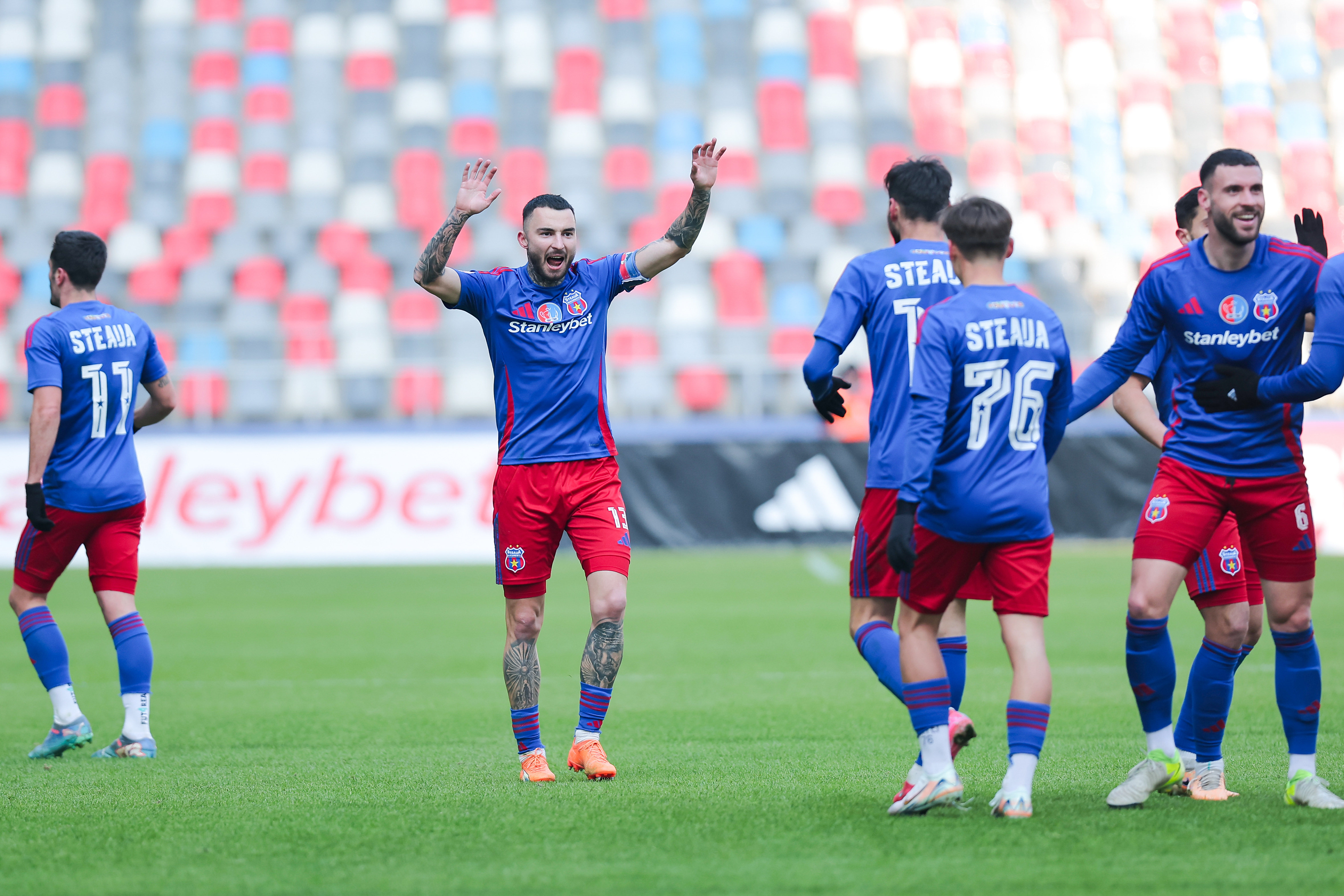 Steaua București - FC Voluntari 2-1. "Militarii" au debutat cu dreptul, la reluarea Ligii 2