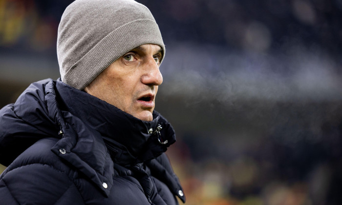 PAOK FC Manager, Razvan Lucescu, during the UEFA Europa League, Knockout phase play-offs, 2nd leg football match between FCBS and PAOK on 20 February 2025 at National Arena in Bucharest, Romania