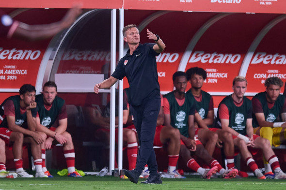 RECORD DATE NOT STATED Copa America USA 2024 Argentina vs Canada - Semifinal Jesse March head coach of Canada during the