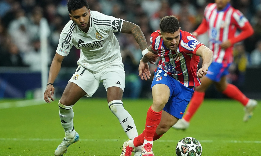 Spain: REAL MADRID CF v ATLETICO DE MADRID. CHAMPIONS LEAGUE 2024/2025. ROUND OF 16. 1ST LEG MATCH.