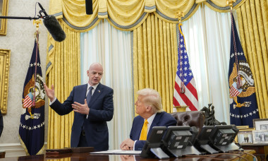 President Donald Trump And FIFA?s Gianni Infantino Unveil World Cup Task Force At The White House ? 07 Mar 2025