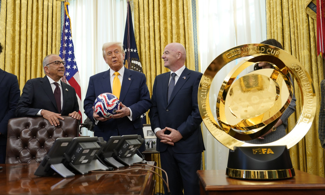 President Donald Trump And FIFA?s Gianni Infantino Unveil World Cup Task Force At The White House ? 07 Mar 2025