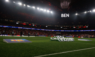 Stadium ambience seen during UEFA Champions League Round of 16 game between teams of SL Benfica and FC Barcelona (Maciej Rogowski)