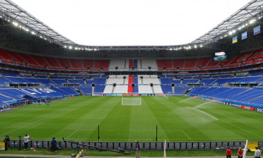 Lyon, France. 15th June, 2016. Panoramic view of Stade de Lyon during Open training session of Ukraine National Football Team before UEFA EURO 2016 game against N.Ireland. Lyon, France. © Oleksandr Prykhodko/Alamy Live News